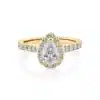 Wattle-pear-yellow-gold-halo-pear-diamond-engagement-ring