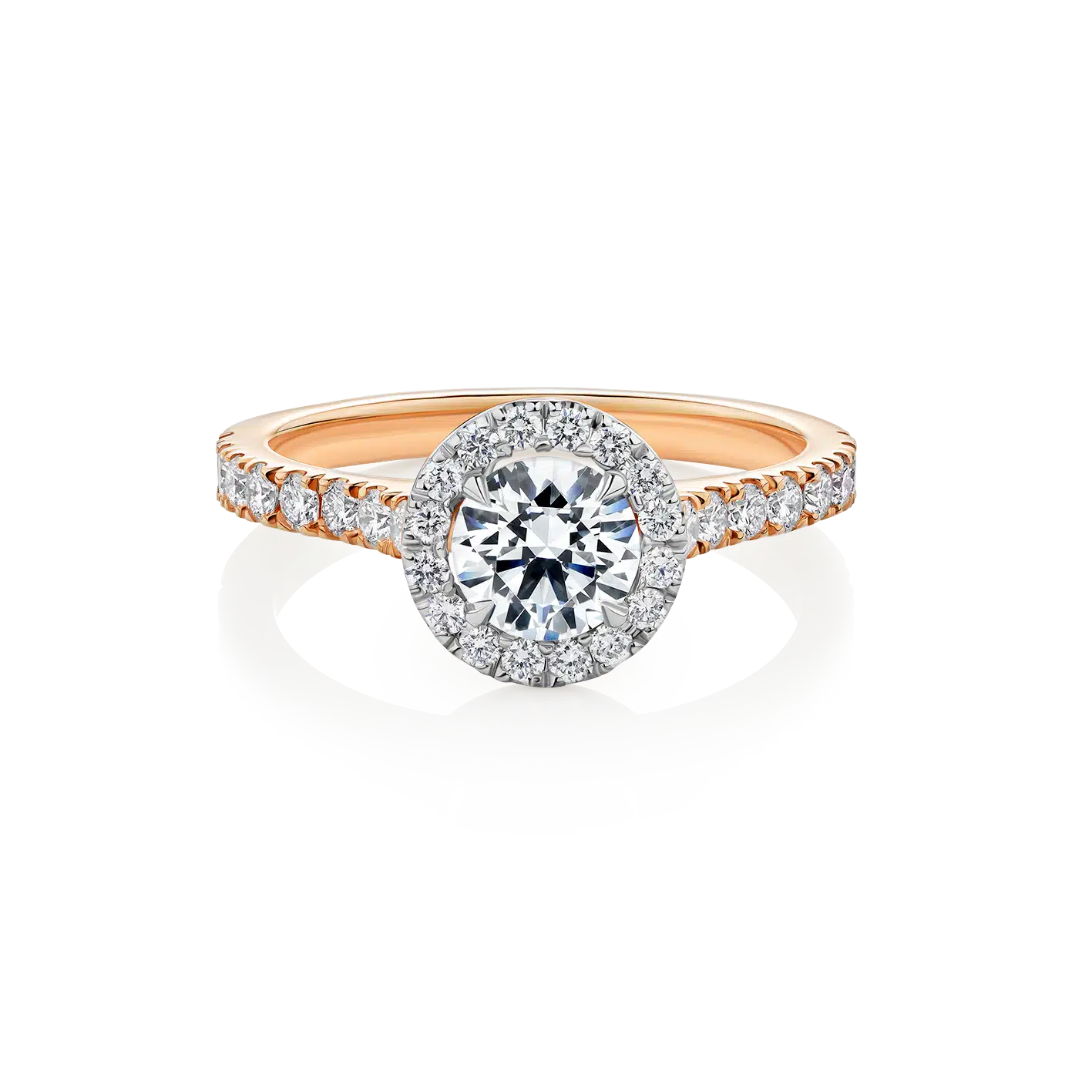 Wattle-Round-Rose-Gold-Two-Tone-Halo-Round-Diamond-Engagement-Ring