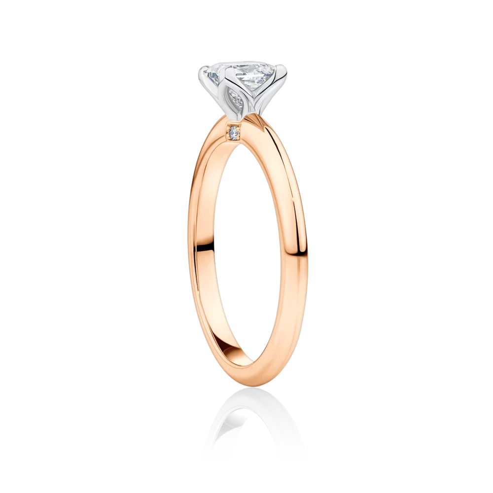 Willow-princess-rose-gold-two-tone-side-princess-diamond-engagement-ring
