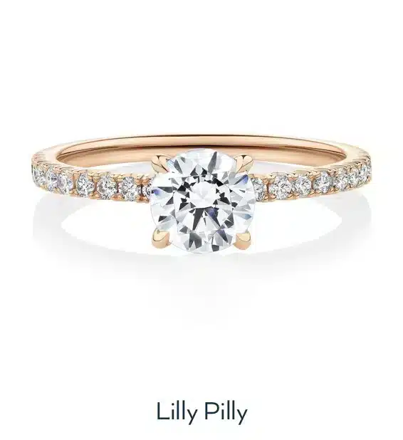 Lilly pilly engagement ring
