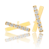 YF Diamond Cross Studs