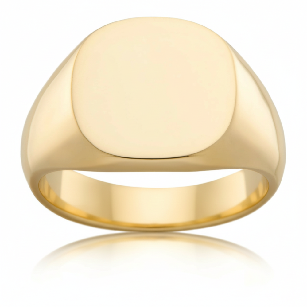 Binalong 14ct Yellow Gold Men's Signet Ring