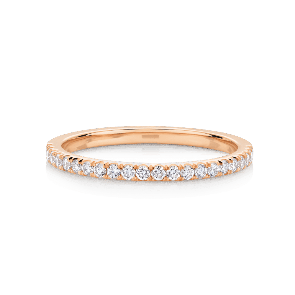 Hamilton Petite Rose Gold Diamond Women's Wedding Ring