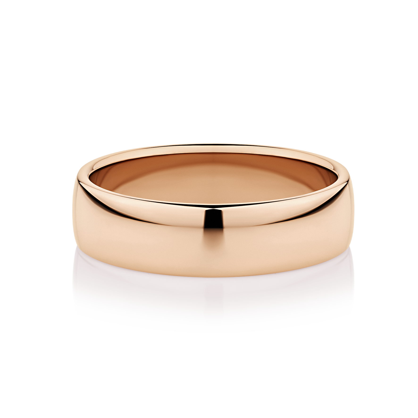 Moreton Rose Gold mens wedder