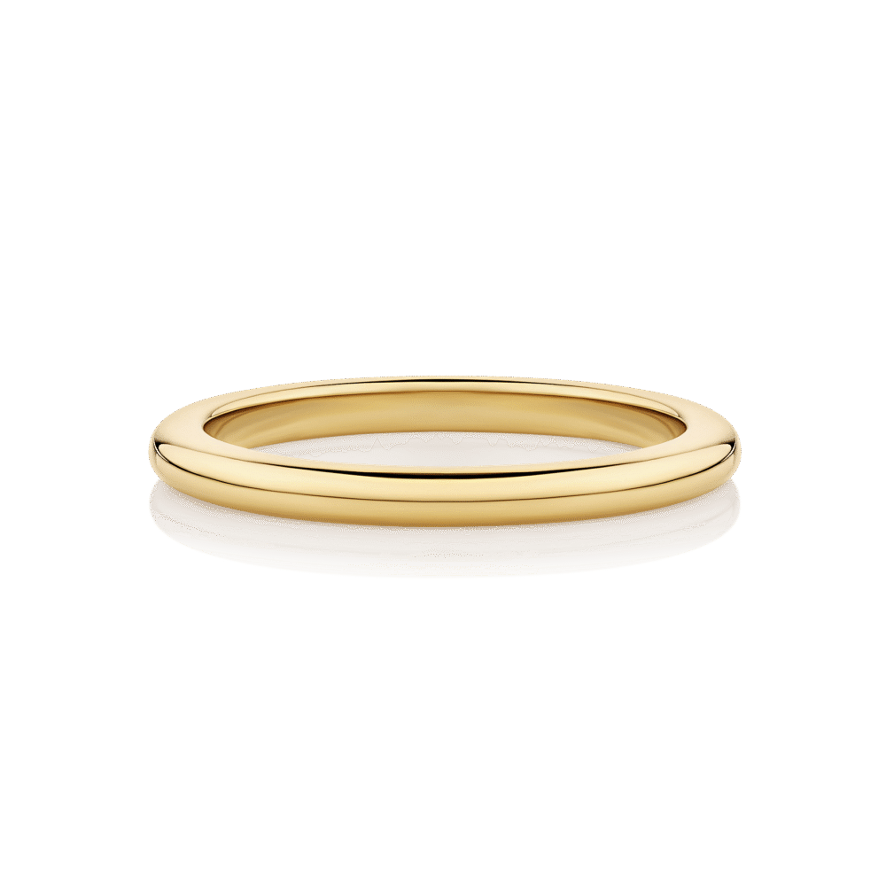 Waratah Yellow Gold Wedding Ring