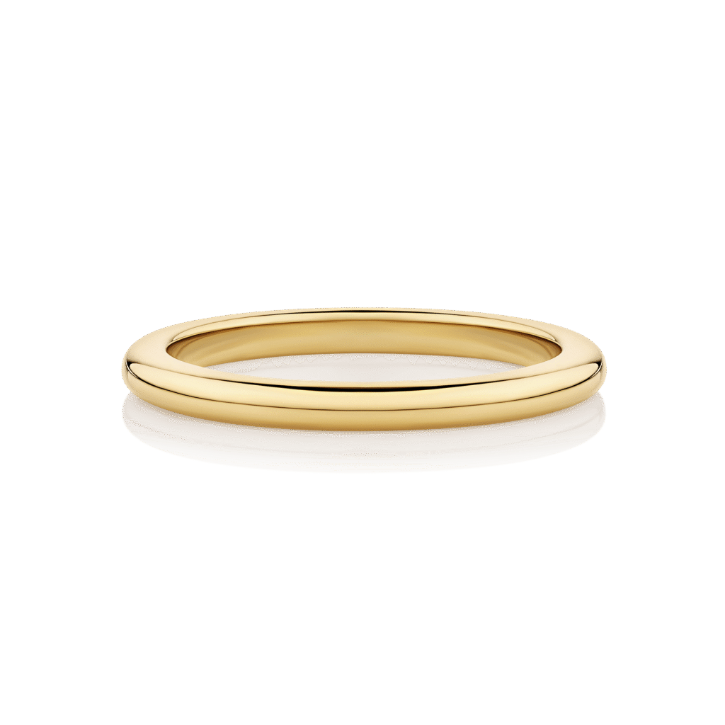 Waratah Yellow Gold Wedding Ring
