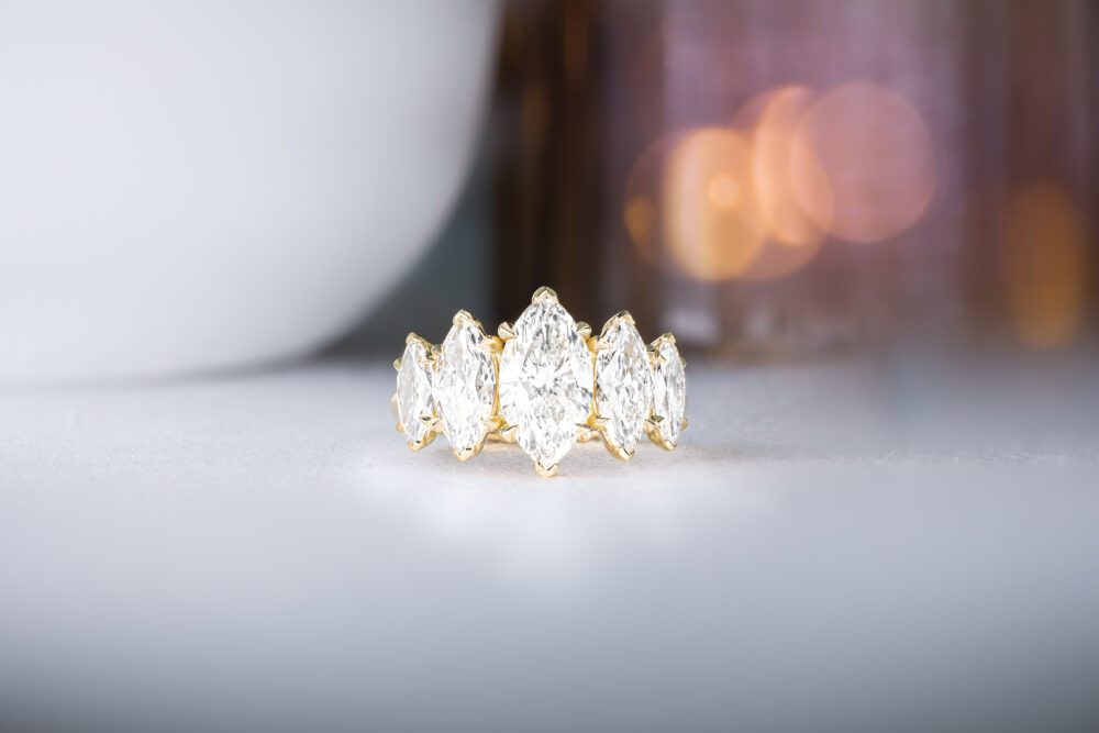 Custom Engagement Ring Jordan York Front FullSize scaled