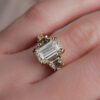 Emerald and Trapezoid trilogy ring 2