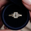 Emerald and Trapezoid trilogy ring 3