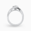Bypass Style Diamond Ring with Accented Band 1