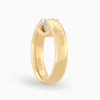 Faux Tension Set Diamond Ring