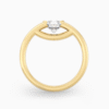 Faux Tension Set Diamond Ring
