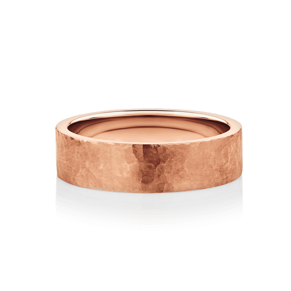 Hammered Koolama rose gold