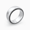 Mens Black Diamond Wedding Ring 3