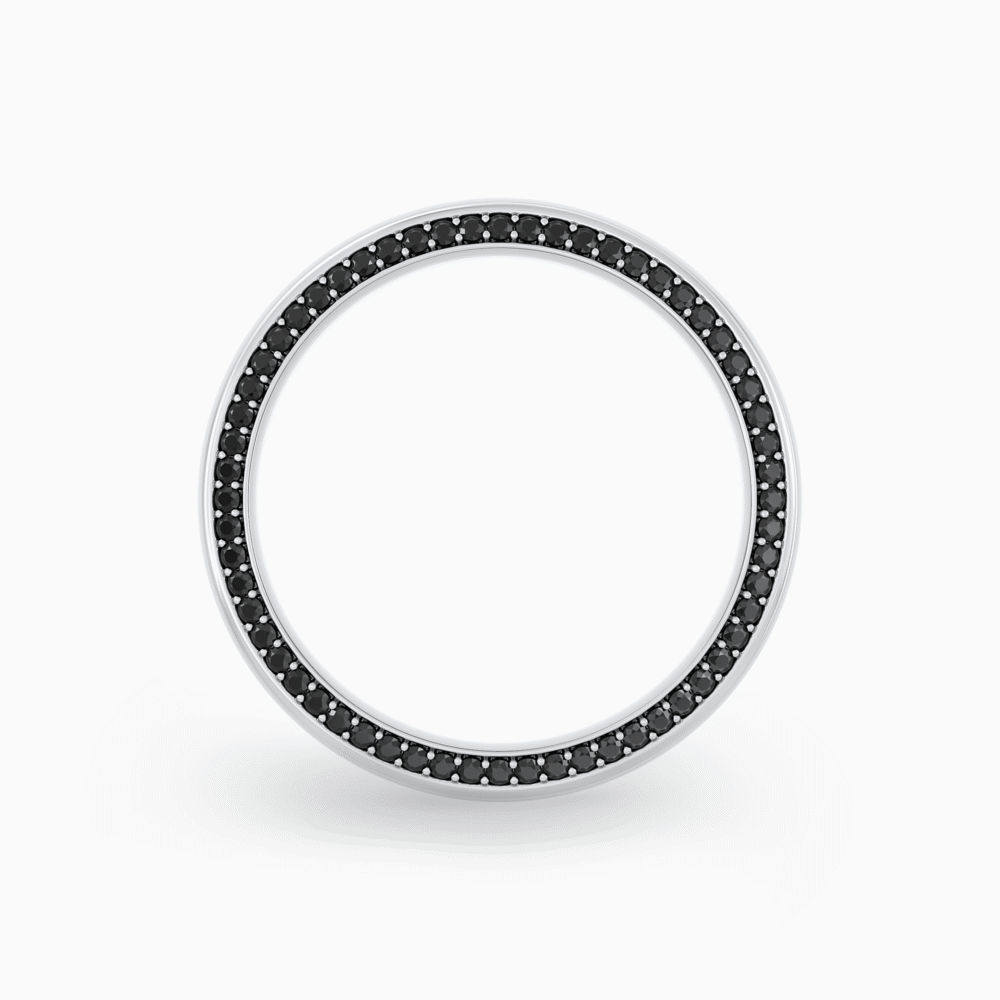 Mens Black Diamond Wedding Ring 4