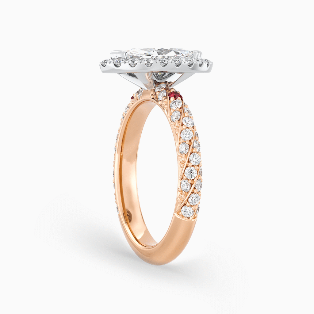 Modified Marquise Wattle with Accented Band