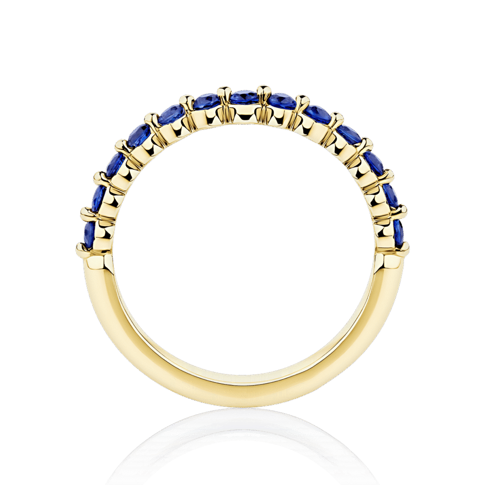 Petite Sapphire Daydream yellow gold side