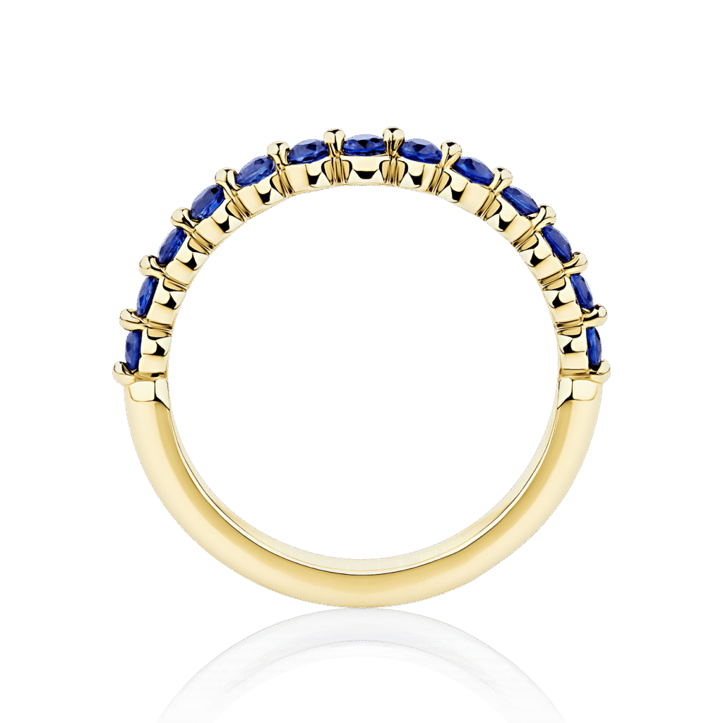 Petite Sapphire Daydream yellow gold side