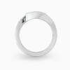 Toi et Moi Diamond Bypass Ring with Accented Band 1