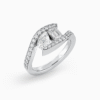 Toi et Moi Diamond Bypass Ring with Accented Band 2