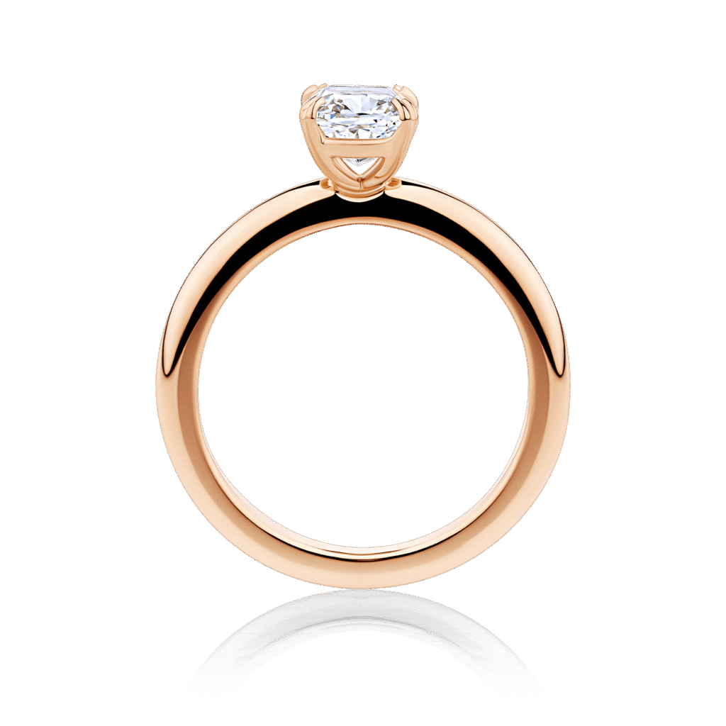 Waratah Cushion 18ct Rose Gold
