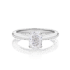 Waratah Cushion 18ct White Gold