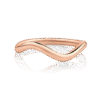 Waratah Flow Rose Gold Wedding Ring