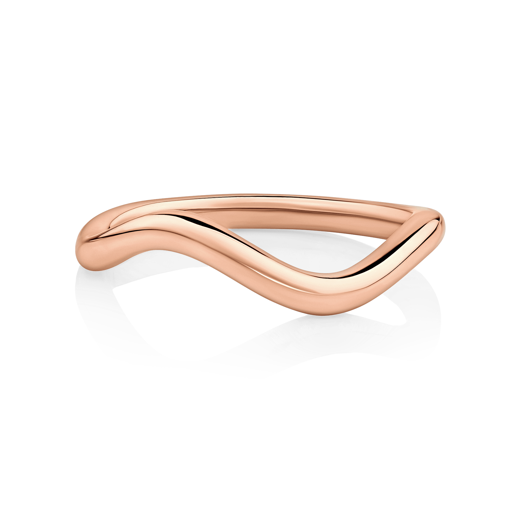 Waratah Flow Rose Gold Wedding Ring