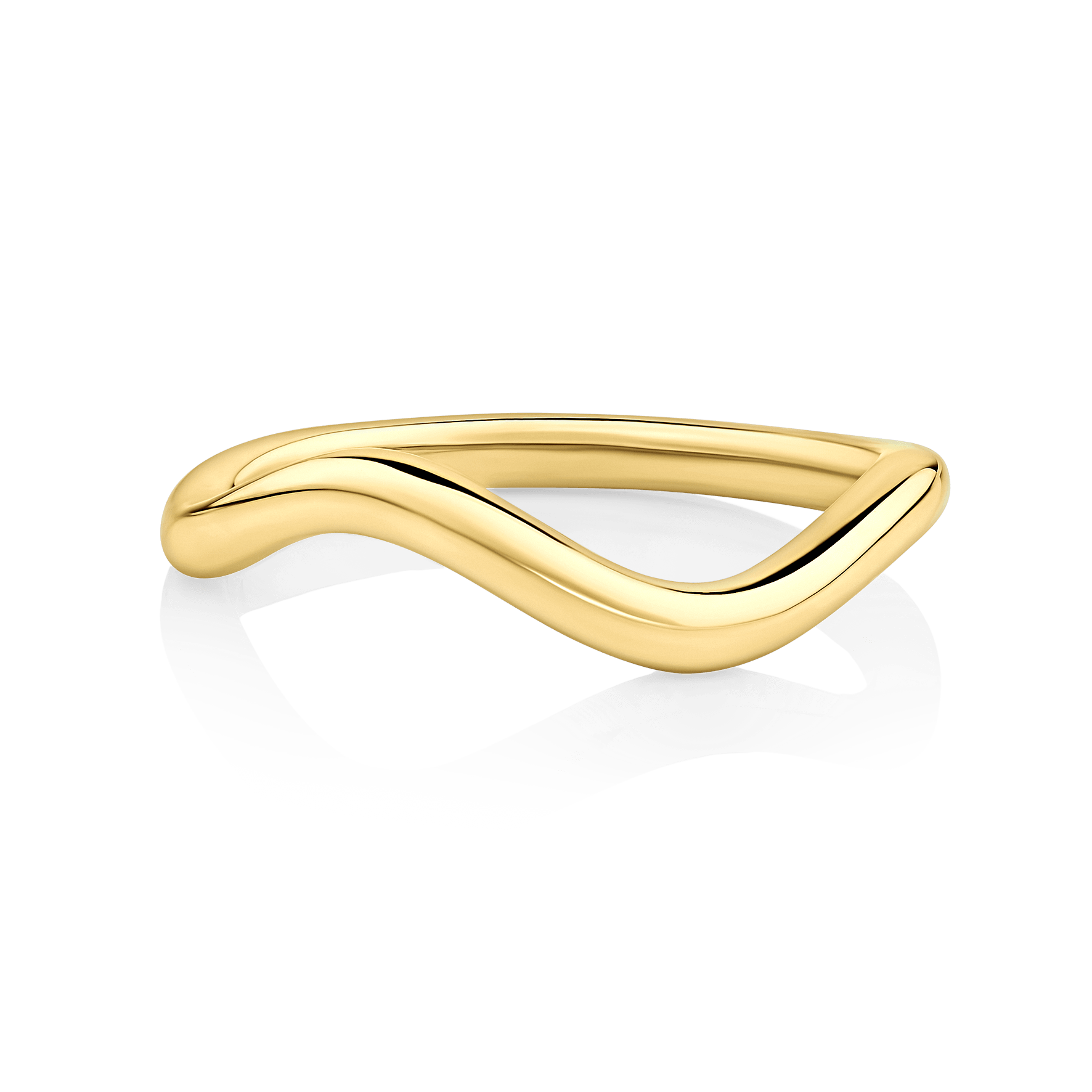 Waratah Flow Yellow Gold Wedding Ring