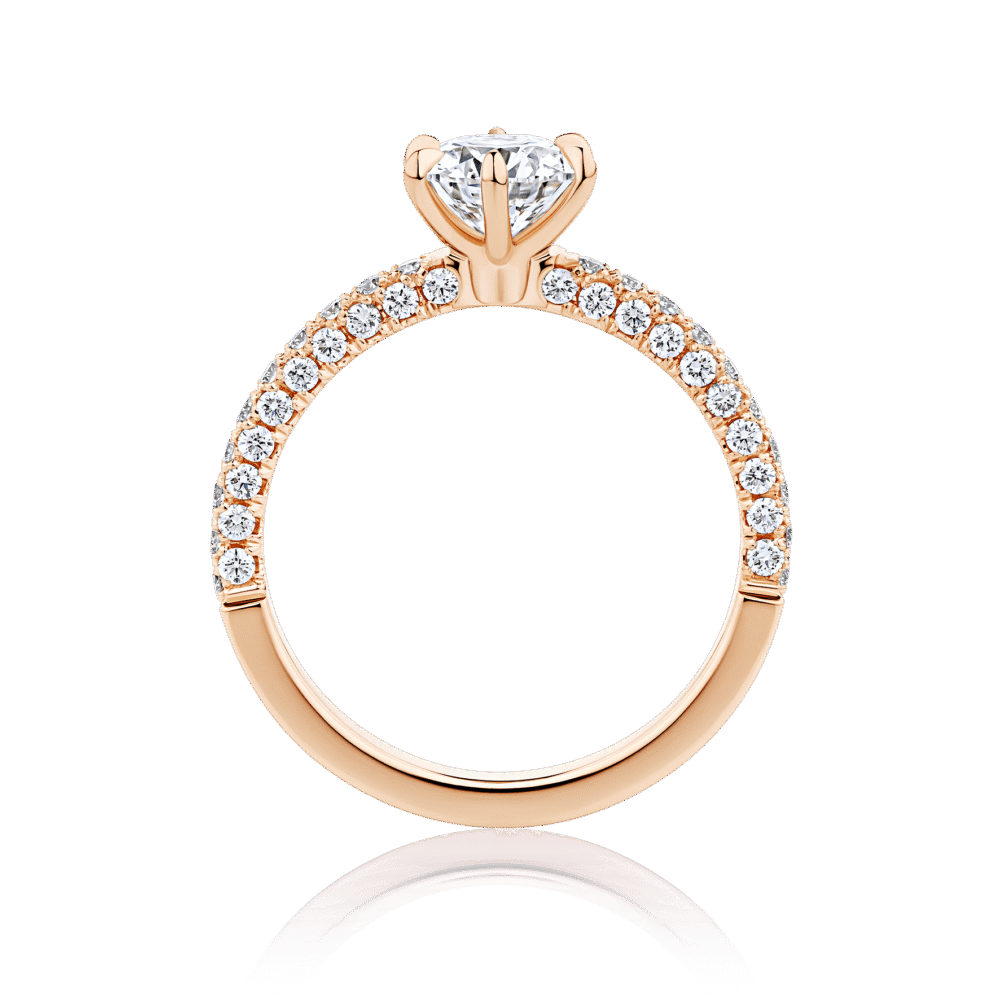 Boronia side rose gold