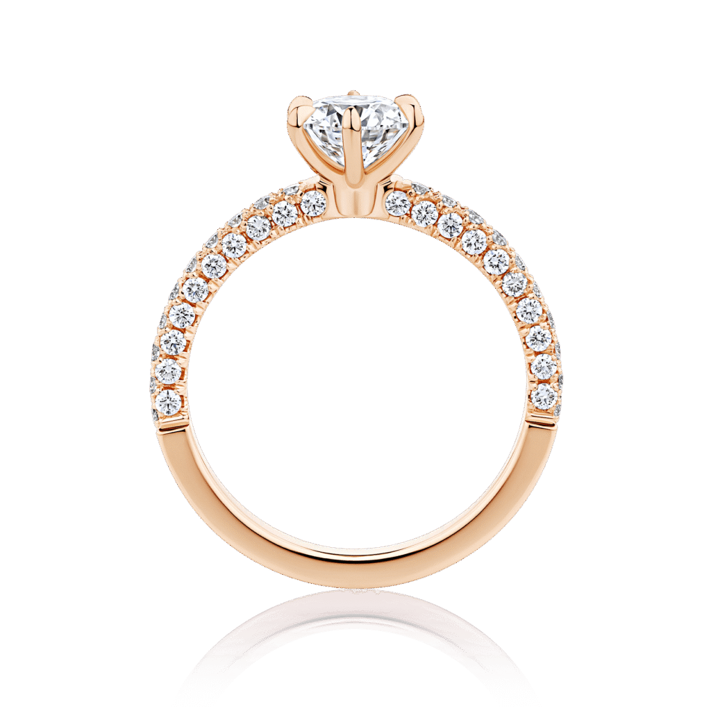 Boronia side rose gold