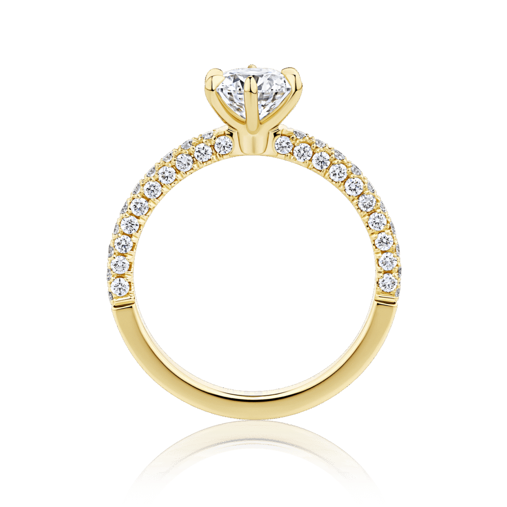 Boronia side yellow gold