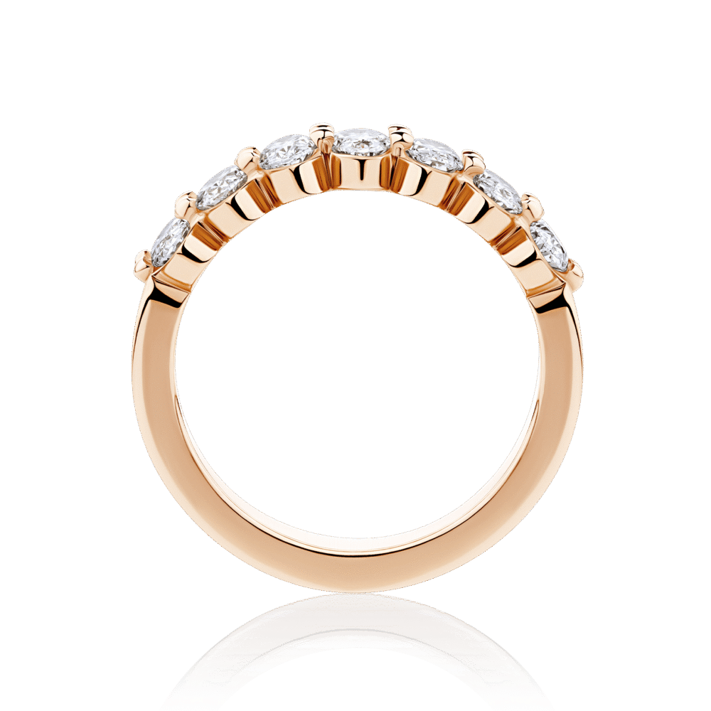 Daydream Oval Grande rose gold side