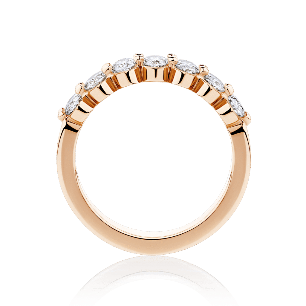 Daydream Oval Grande rose gold side