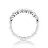 Daydream Oval Grande white gold side