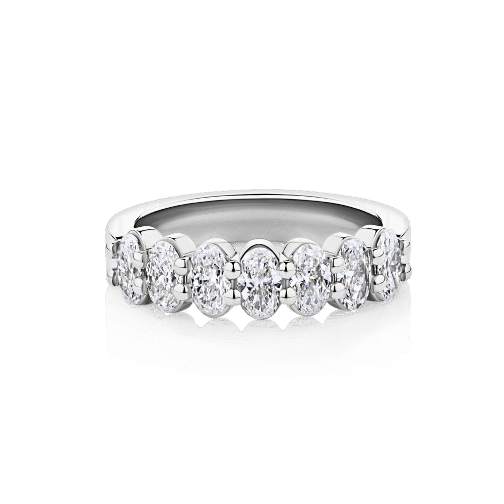 Daydream Oval Grande white gold top