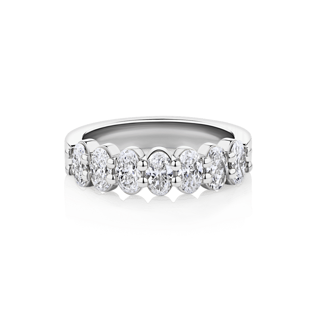 Daydream Oval Grande white gold top