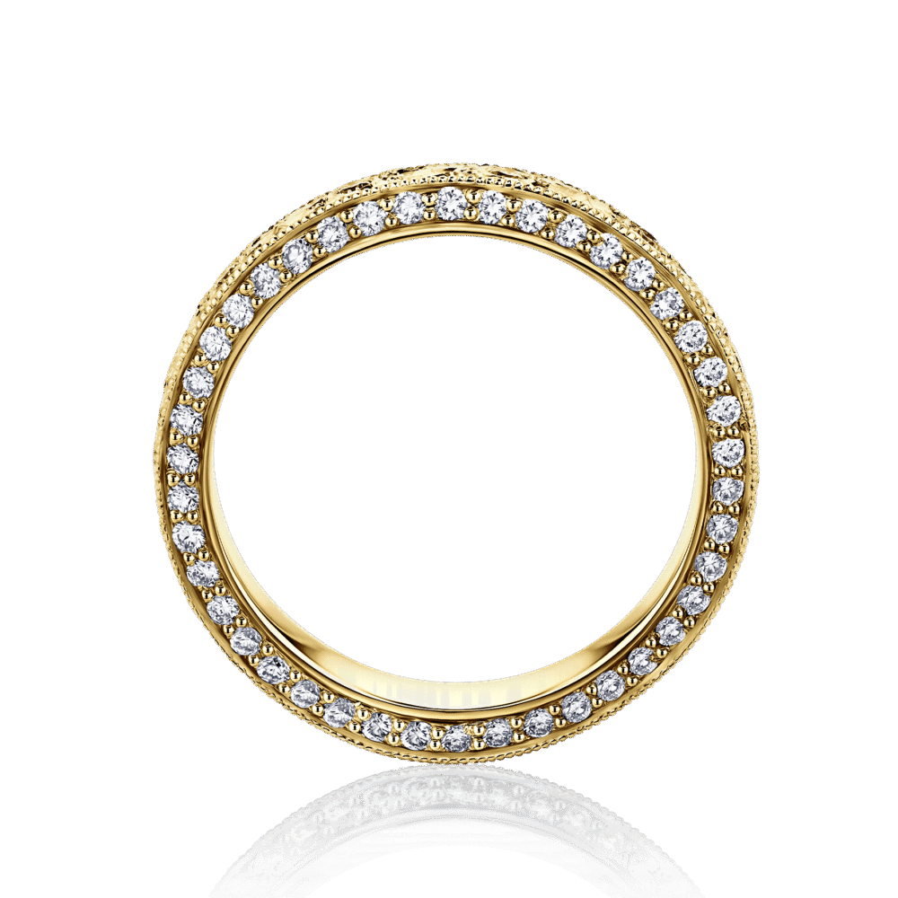 Elizabeth Yellow Gold diamond side