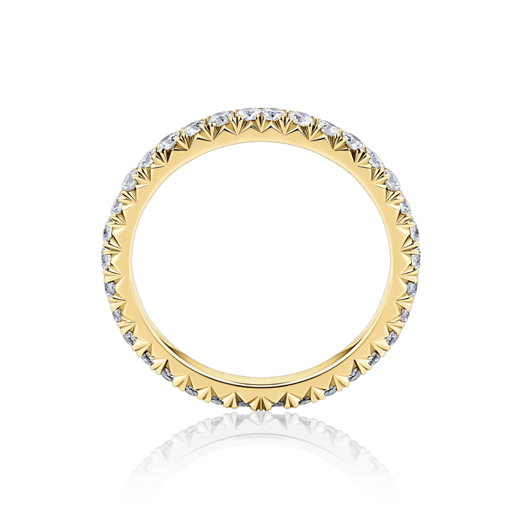 Hamilton Dovetail Eternity Yellow Gold-min