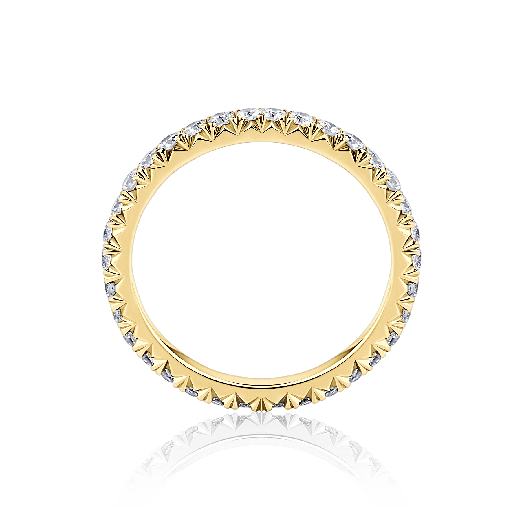 Hamilton Dovetail Eternity Yellow Gold min