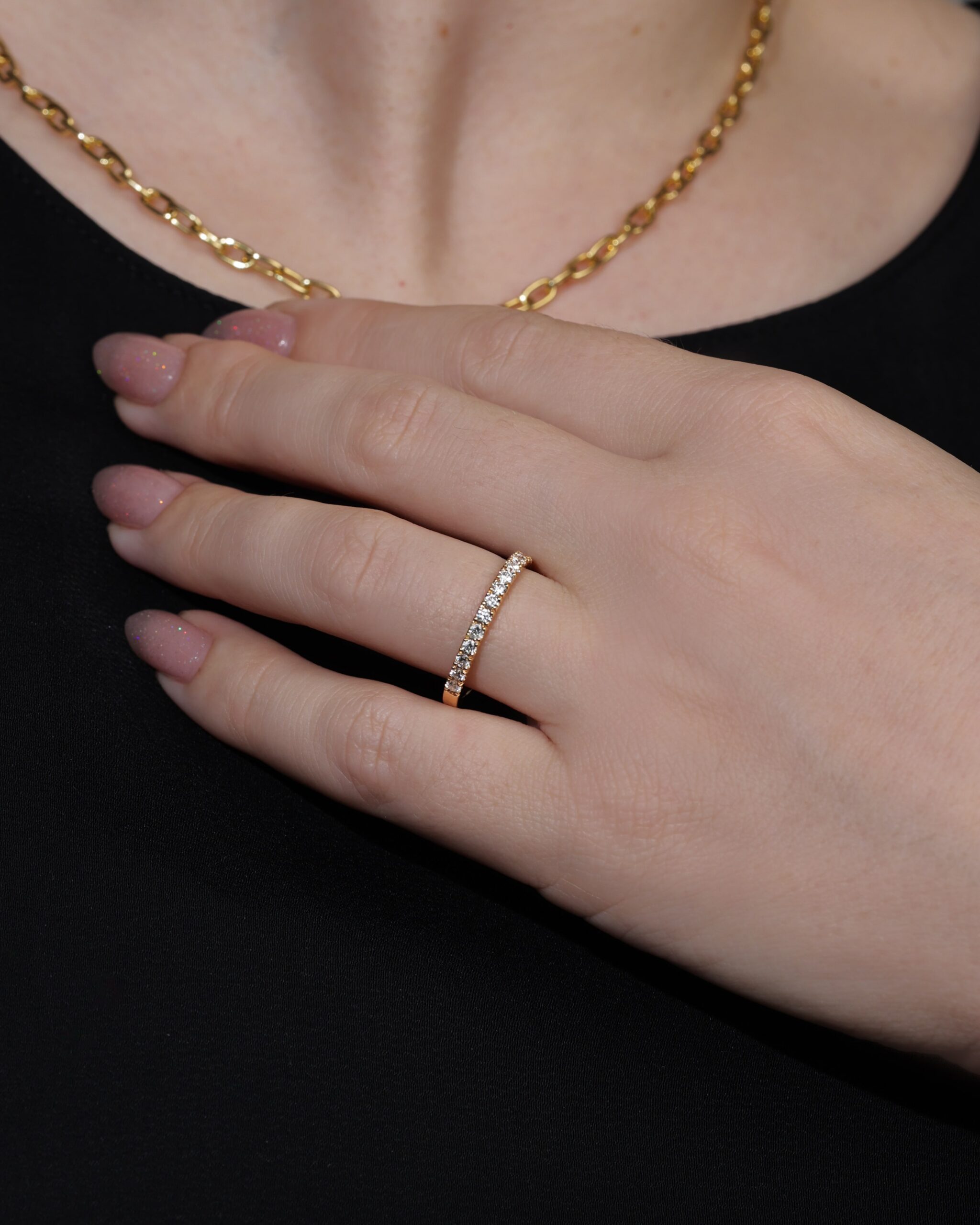 Hamilton Grande yellow gold lifestyle