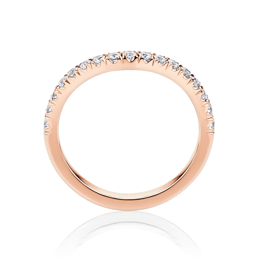 Hamilton Wave Standard rose gold side