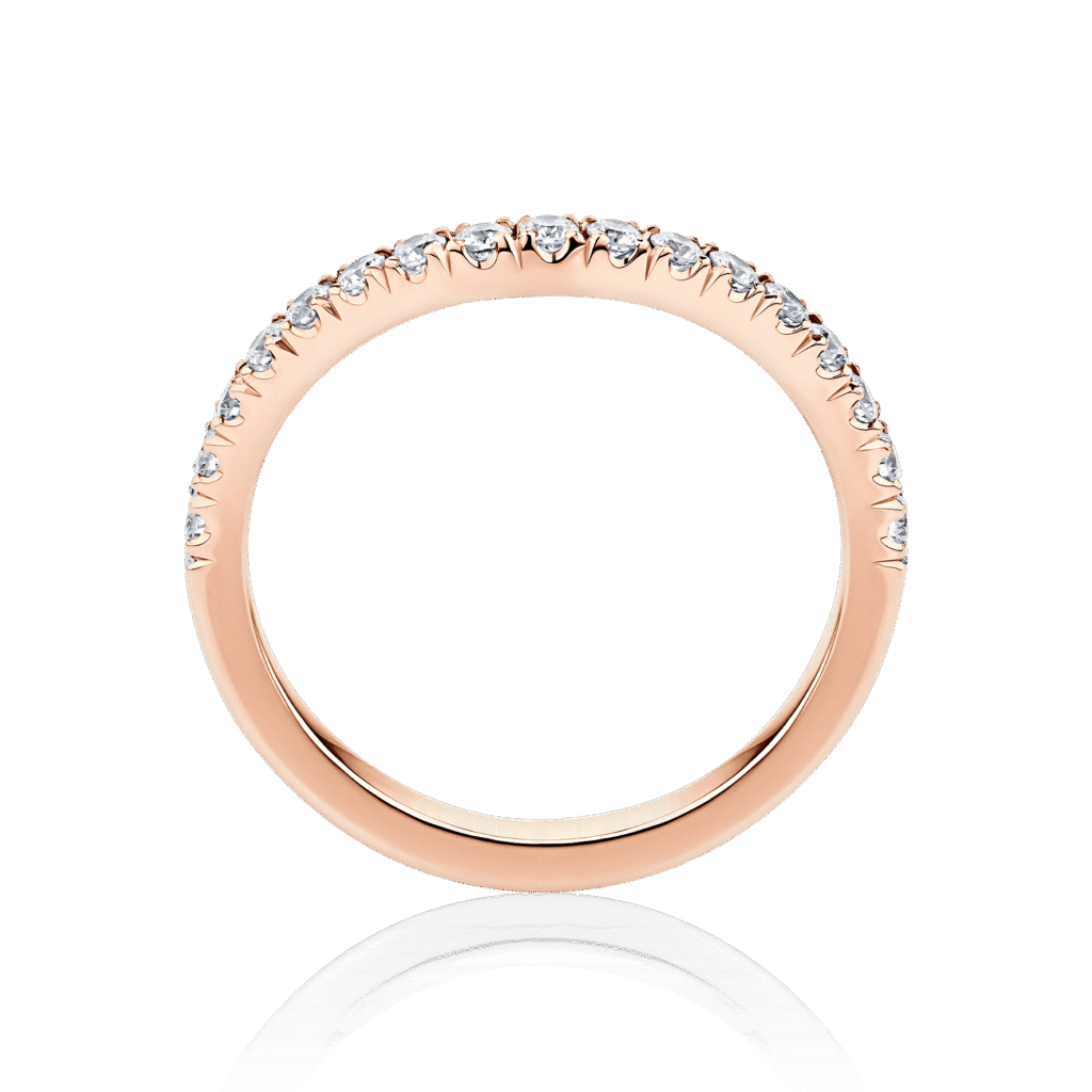 Hamilton Wave Standard rose gold side
