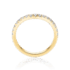 Hamilton Wave Standard yellow gold side