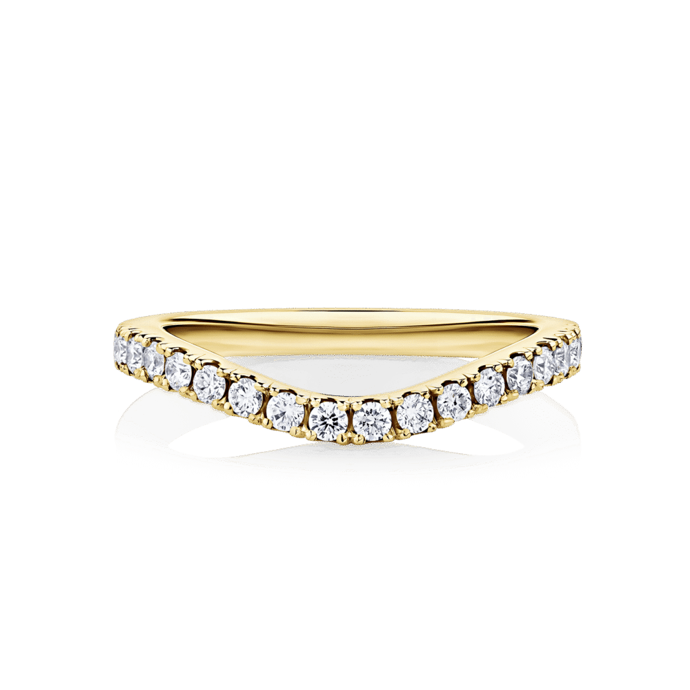 Hamilton Wave Standard yellow gold front