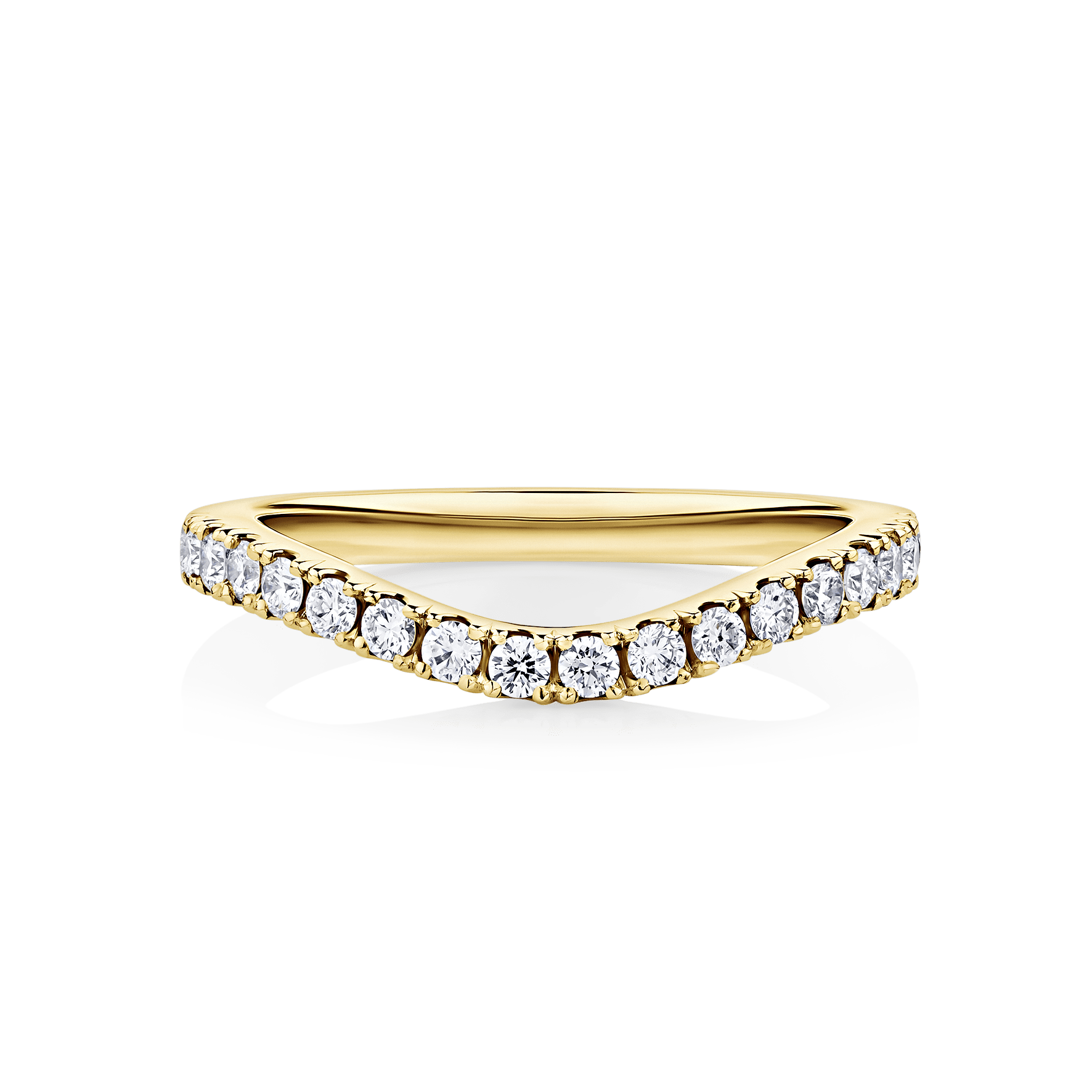 Hamilton Wave Standard yellow gold front