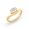 Lomandra Oval Yellow Gold