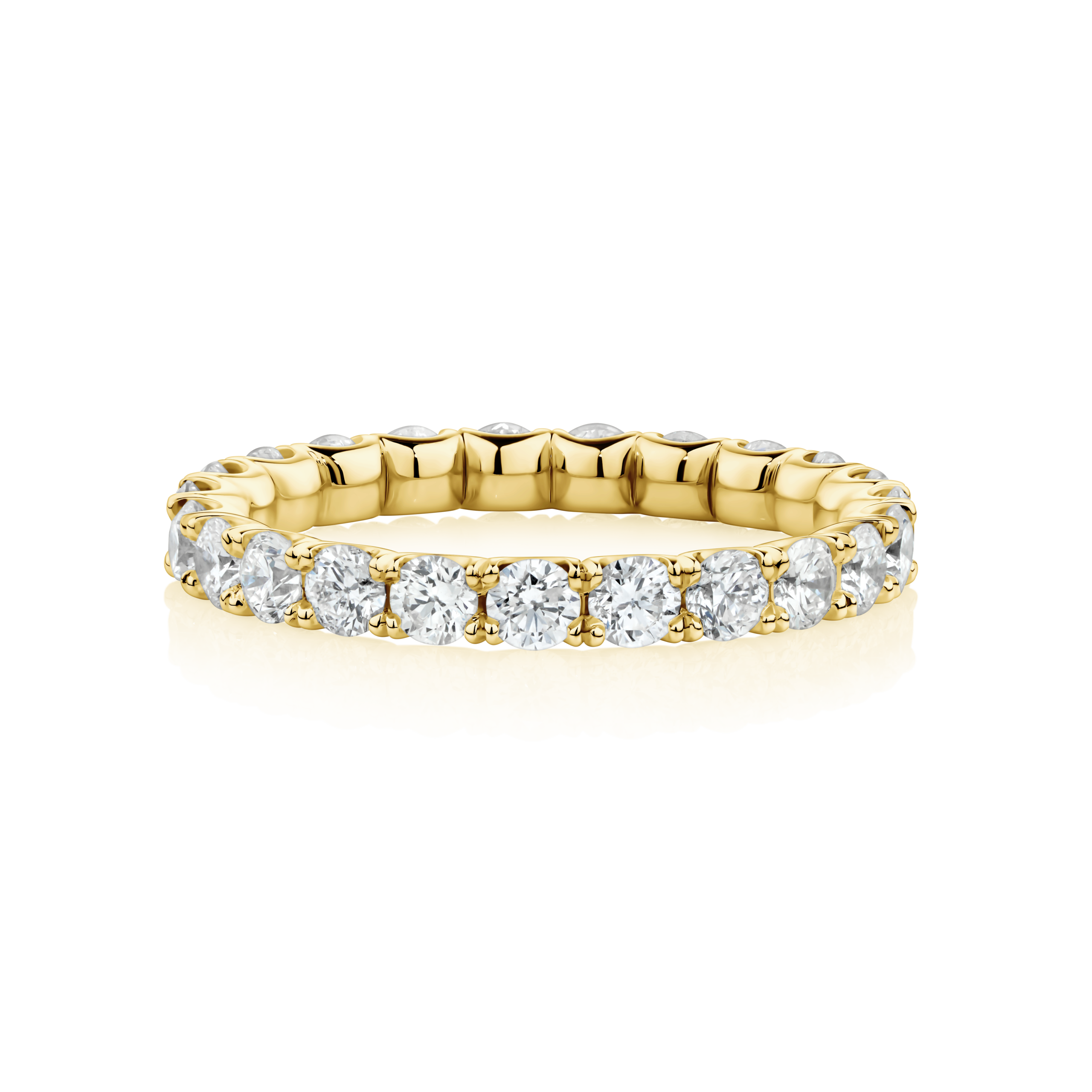 Maria Eternity Yellow Gold Front