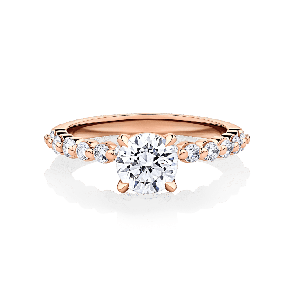 Poinciana Reverie rose gold top