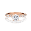 Poinciana Reverie rose gold top